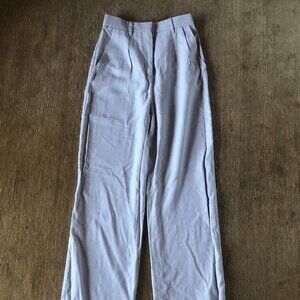 Kookai High-Waisted Montmartre Pant in Silver (Light Gray) Size EU34 NEW NWT